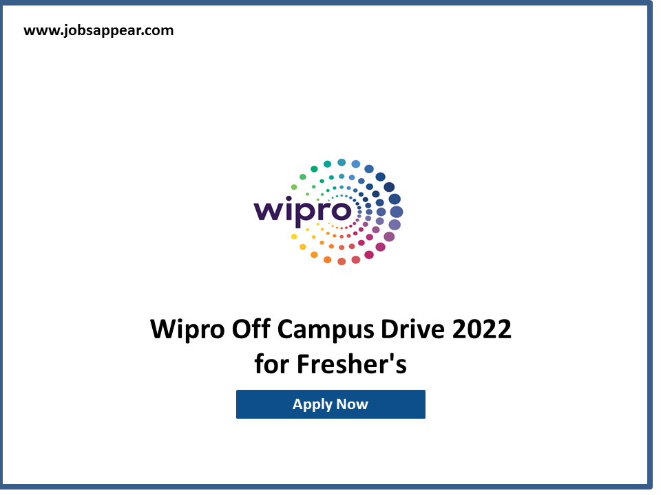 Wipro  Off-Campus Drive 2022 for freshers